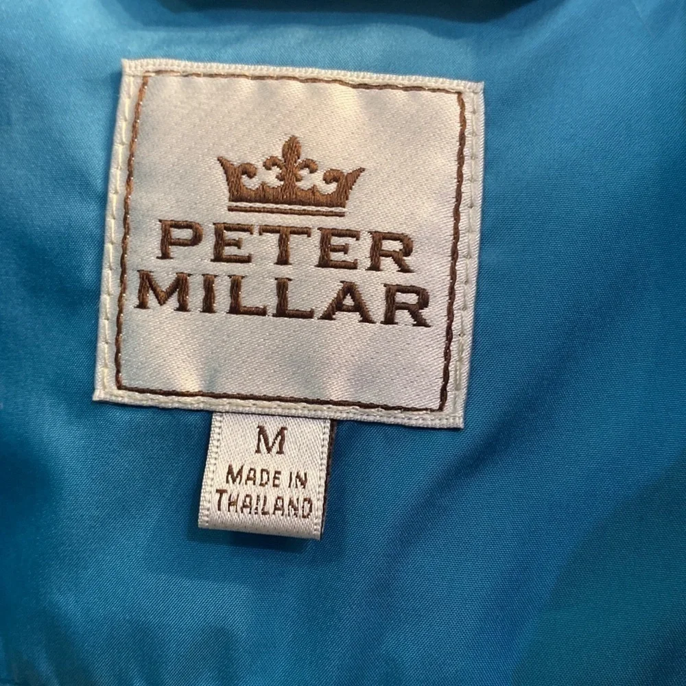 Men’s Peter Millar Polyester and Lined Zip Up Jacket Size M